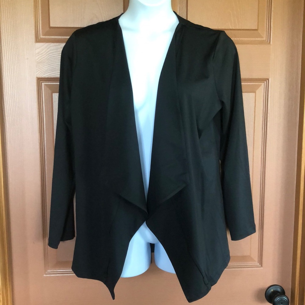 Nwt Devon & Jones Draped Open Blazer - image 1